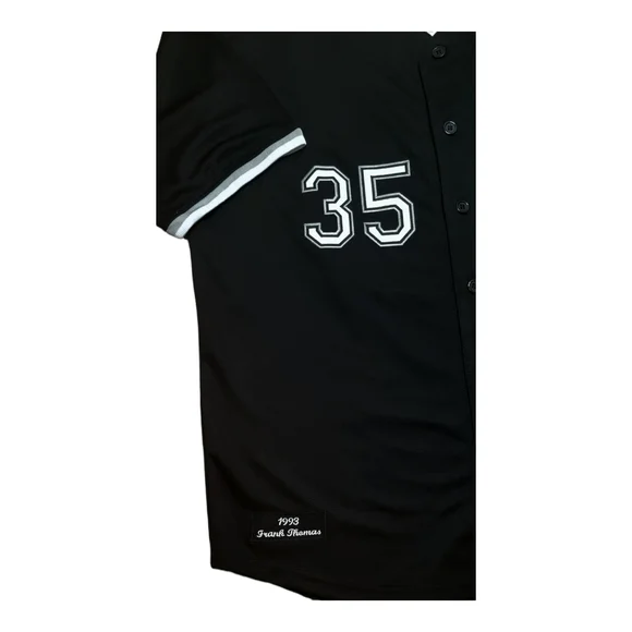 Frank Thomas Jersey Chicago Whitesox 1993 Throwback Stitched Black NEW SALE!💥🎁 - Picture 4 of 4